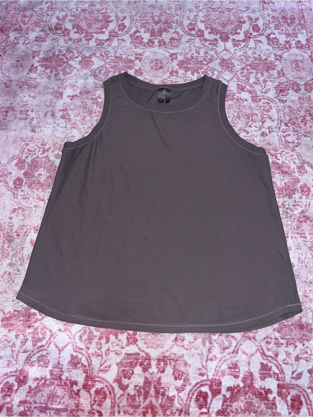 CALIA by Carrie Underwood Ribbed Tank Top - Brown
